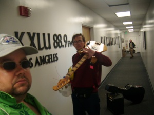 KXLU Recording for radio - UCLA at Irvine, California